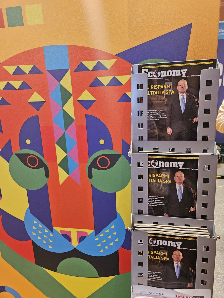 anasfCF's tweet photo. L'importanza del risparmio gestito e della consulenza finanziaria per la crescita del Paese: leggi l'intervista, in copertina del numero di aprile di Economy, al presidente #Anasf Luigi Conte.
In distribuzione nei punti dedicati dell'Auditorium #ConsulenTia https://t.co/5rQesdxedd