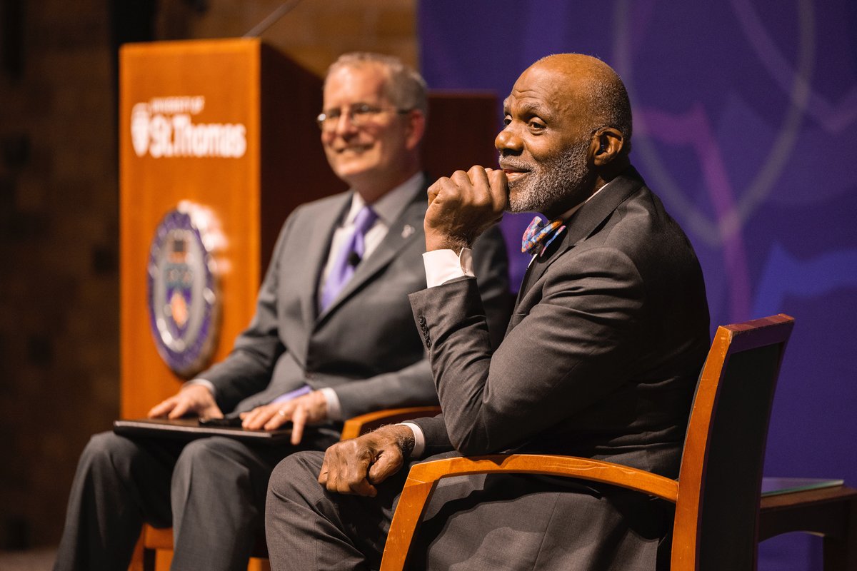 The Ciresi Walburn Leadership Fellows participated in the recent Finding Forward series at the <a href="/UofStThomasMN/">University of St. Thomas</a> and had a chance to meet Justice Alan Page. The event also featured <a href="/CiresiWalburnFn/">Ciresi Walburn Foundation</a>  board member and UST president Rob Vischer.