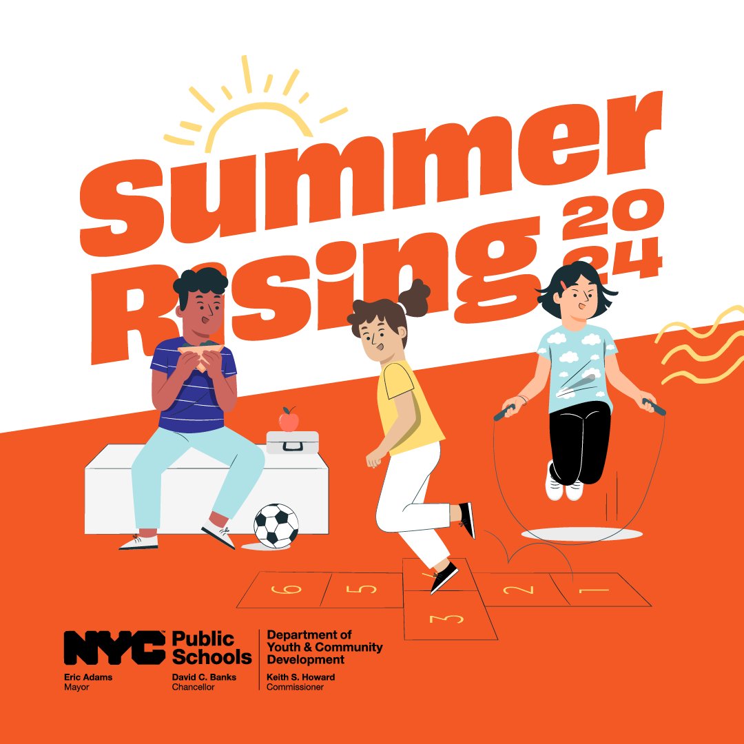 Multilingual learners and English language learners will be given culturally responsive and student-centered academic opportunities at #SummerRising. 🌐 Applications close on March 25! @NYCYouth Learn more today: on.nyc.gov/43cF0LI