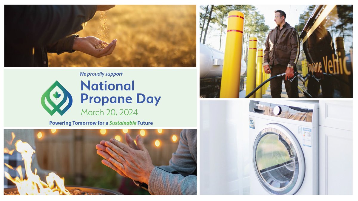 Join us in celebrating National Propane Day! Propane is more than just a fuel – it's a catalyst for a cleaner, greener future! It's affordable, versatile, and low carbon.

#PropaneDay #EnergyForAll #sustainable