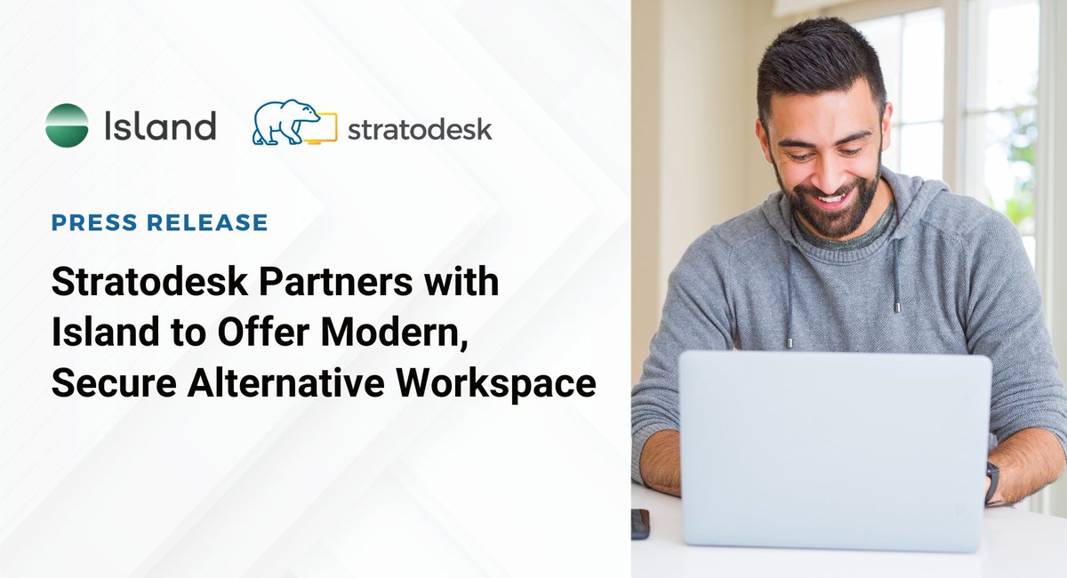 🚀 Exciting news! Stratodesk has teamed up with Island to provide a modern, secure alternative workspace solution. Island’s Enterprise Browser is now available in NoTouch OS. Learn more here: bit.ly/4a25Et9 #Stratodesk #Island #Security #ModernWorkspace #Partnership