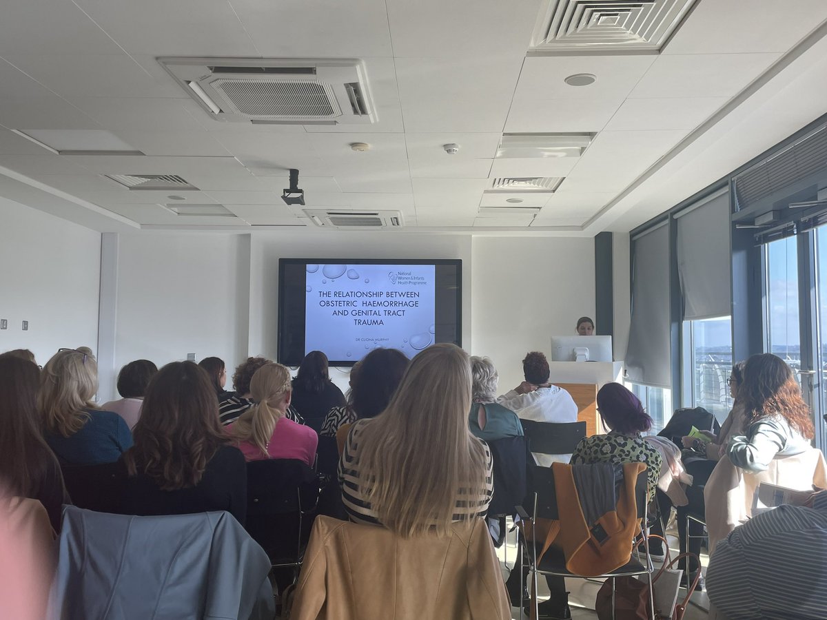 Dr. Lions Murphy @climurphy Discussing the relationship between PPH & Genital Trauma- @NPEC_UCC @NWIHP @JOGSIreland @NurMidONMSD @RCPI_news @UCC @Maryoco17433377 @joye_mckernan @dickgreene5