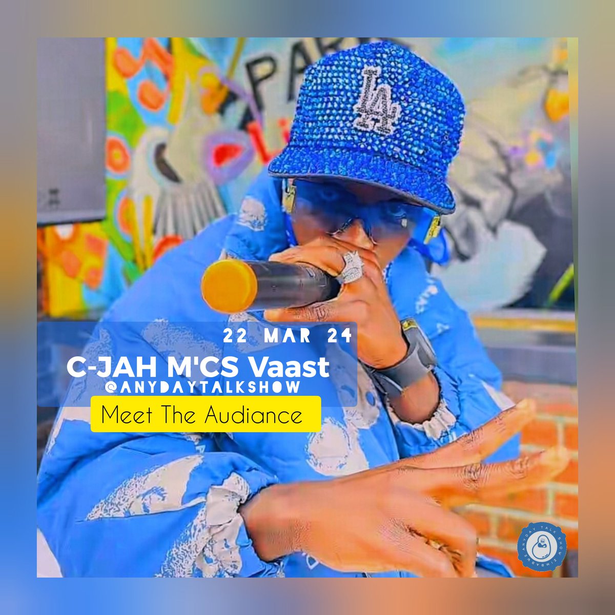 AnyDayTalkShow|Overview

C-JaH M'cs Vasst profile now available on AnyDayTalkShow Facebook.com

Follow artist <a href="/C/">c</a>-JahM'cs