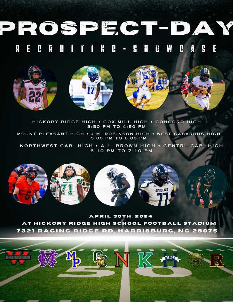 Cabarrus County Prospect Day April 30th