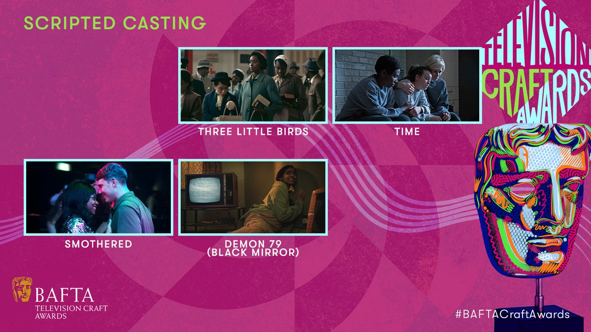 Filmed in Birmingham and the West Midlands, Three Little Birds picks up two #BAFTACraftAwards nominations for Scripted Casting and Make Up & Hair Design💄👏 Congrats @LennyHenry and team!