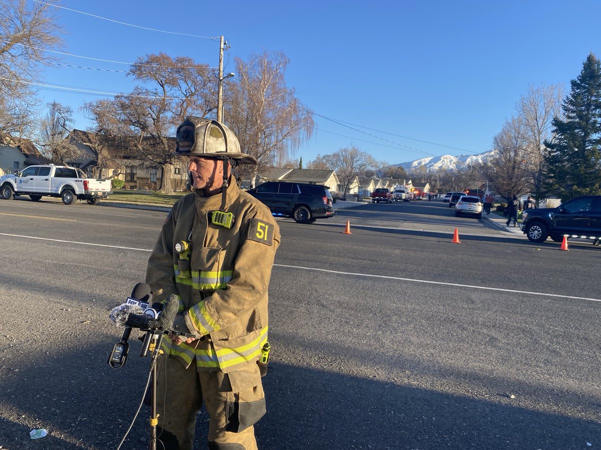American Fork fire officials now confirm at least 1 person is deceased due to an explosion this morning at a duplex off of 330 East & Main Street