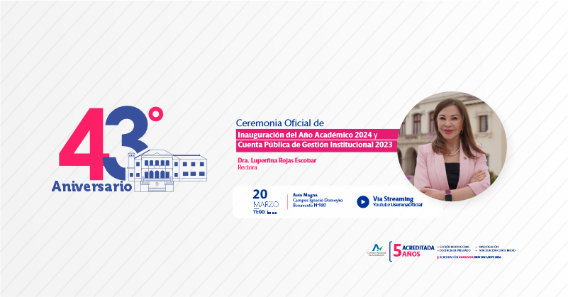 🔴[AHORA] Siga la transmisión en vivo 📡de la Ceremonia Oficial de Inauguración del Año Académico 2024 y Cuenta Pública de Gestión Institucional 2023.

💻📱Ver aquí👉 youtube.com/watch?v=RuuxaZ…