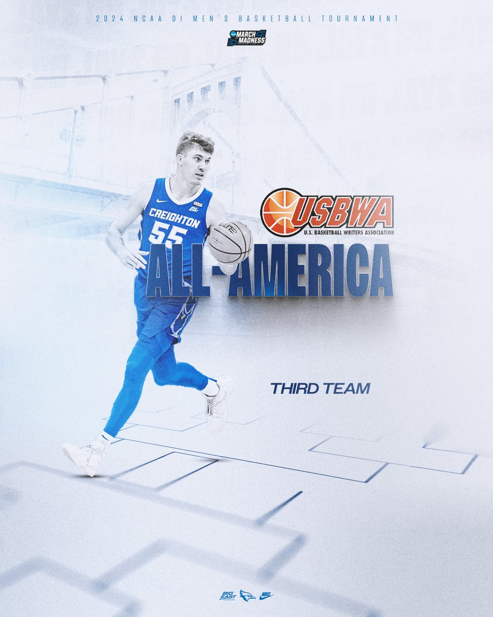 𝗕𝗮𝘆𝗹𝗼𝗿 𝗦𝗰𝗵𝗲𝗶𝗲𝗿𝗺𝗮𝗻, 𝗨𝗦𝗕𝗪𝗔 𝗧𝗵𝗶𝗿𝗱 𝗧𝗲𝗮𝗺 𝗔𝗹𝗹-𝗔𝗺𝗲𝗿𝗶𝗰𝗮𝗻

More: gocreighton.com/MBB032024usbwa

#GoJays | <a href="/playforhim3/">Baylor Scheierman</a>