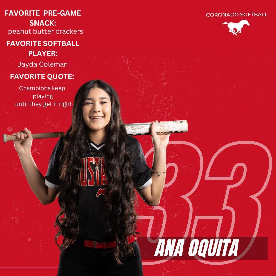 Meet a Mustang! 

✨ Junior- Ana Oquita ✨