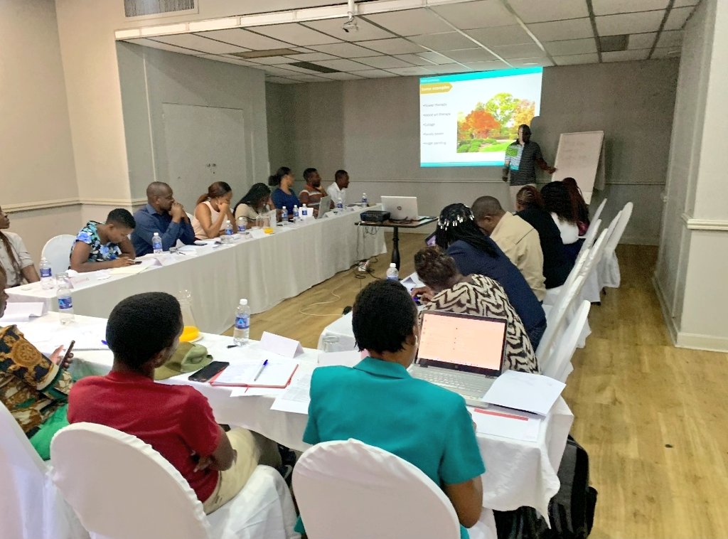 childlinezim's tweet photo. 🔴Day 3/5 Training of @childlinezim Helpline Agents&Social Workers on the prevention of Drug and substance abuse. Today's session focused on Art therapy&resilience building.
#116freephone https://t.co/CpwujECKH6