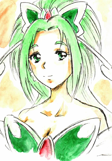 #1日1プリキュア3/10分、「ミントの日」だったんでミント。 