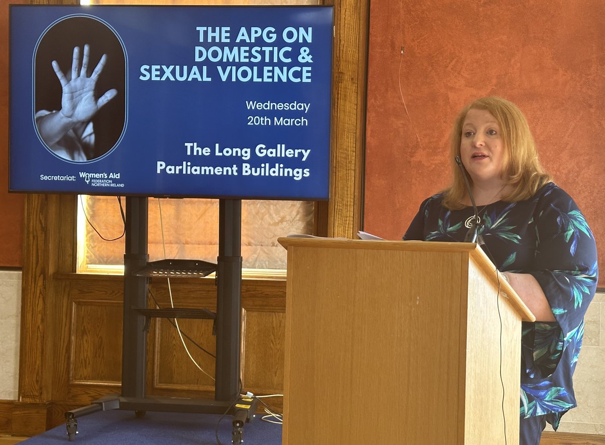 Speaking at the All-Party Group on Domestic & Sexual Violence @Justice_NI Minister Naomi Long provided a perspective on the legislative and policy breakthroughs made for victims and survivors of domestic and sexual violence but said “we haven’t yet come far enough”.