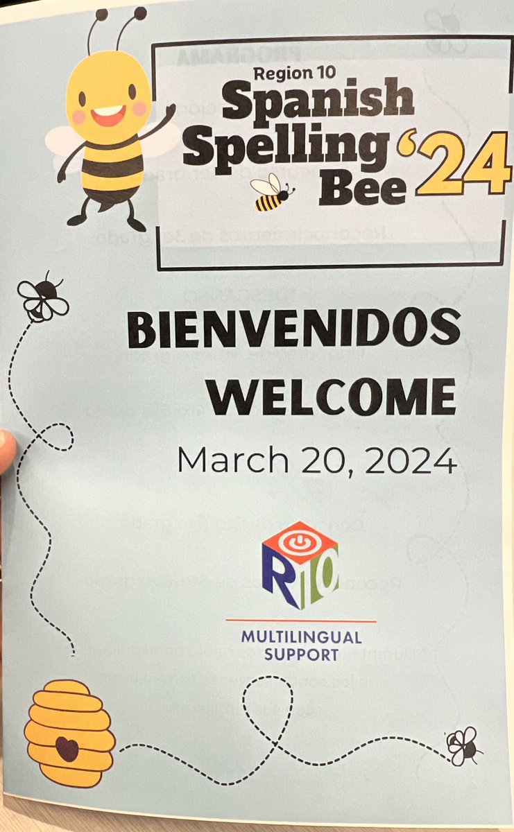 So excited to have two @RuckerRocks students participating in our first ever @Region10ESC Spelling Bee! Thank you to @MrsCRamos for bringing this event to us and being there with our students!