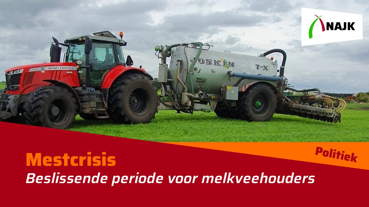 MEST | Beslissende periode voor melkveehouders en zuivelindustrie 🐄
In de komende weken moet duidelijk worden of de huidige mestcrisis kan worden gekeerd. Daarom heeft de zuivelsector gezamenlijk ideeën aangedragen bij het ministerie.

Lees hier meer ➡ ap.lc/eNPVX