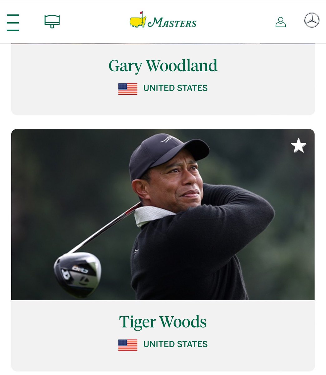 The Masters website has been recently updated for the 2024 Tournament 🐅