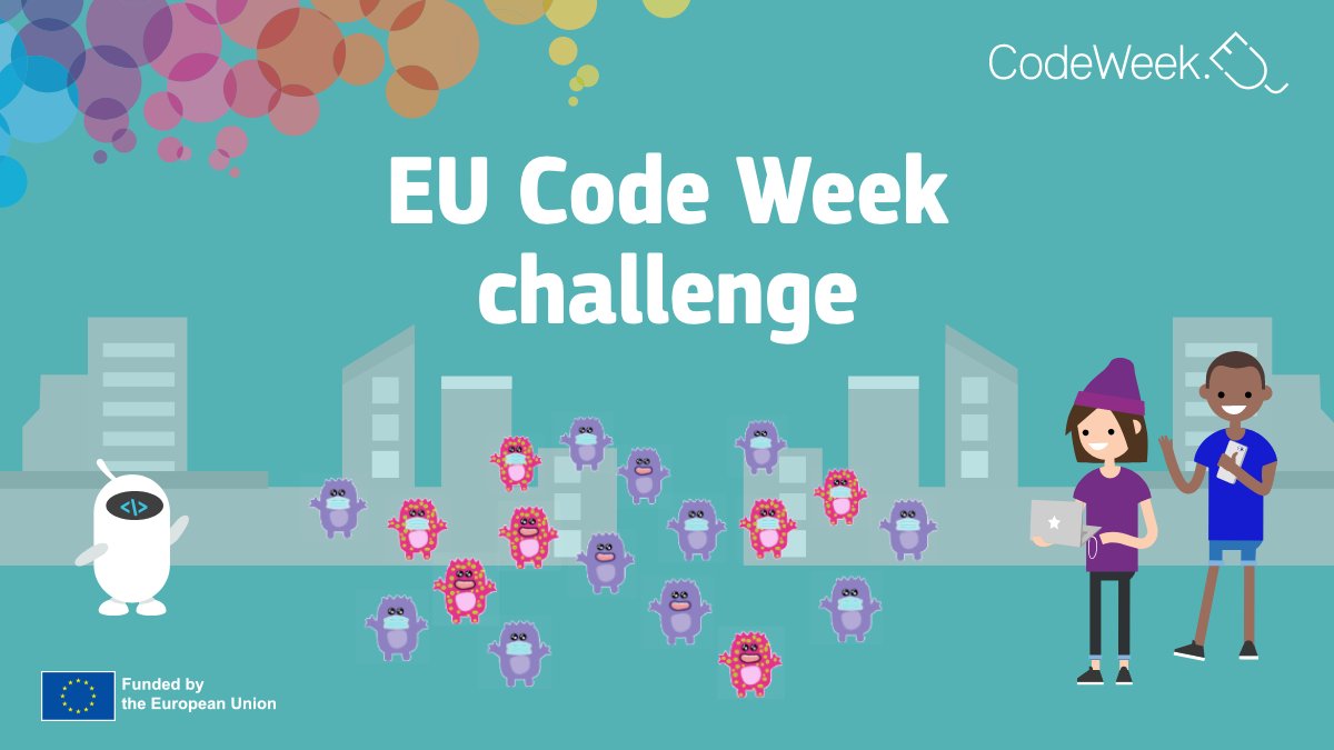 EU Code Week challengeCalling all teachers and secondary school students aged 12-16! Take our latest #EUCodeWeek challenge.
Use your #coding skills to create a Rock, Paper, Scissors game. Then play the game against an AI opponent.
Find out more: codeweek.eu/challenges/pla…