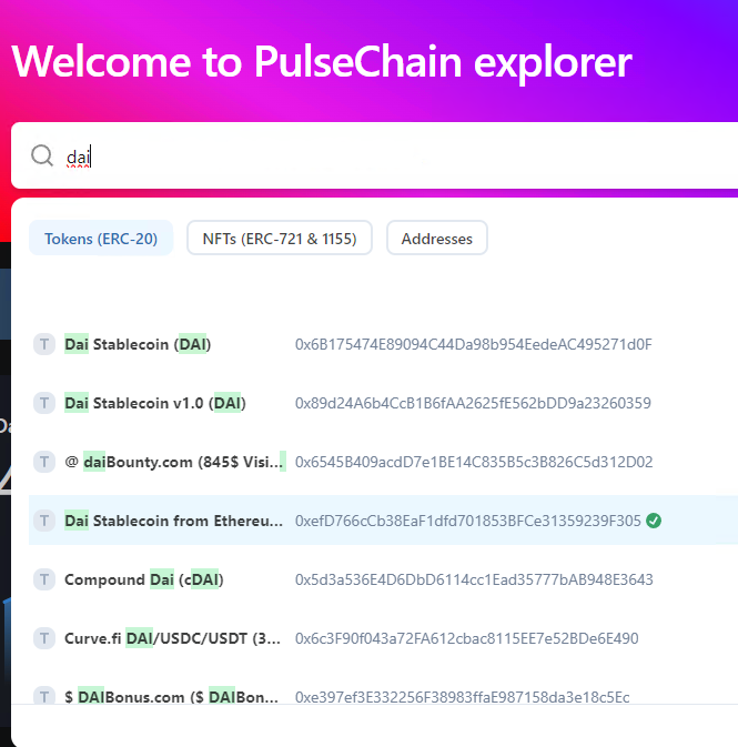 RichardHeartWin's tweet image. Don't click links in responses, they're imposters and scams. Did you know that DAI from #Ethereum is marked "official" on scan.mypinata.cloud/ipfs/bafybeidn… and Has a start next to it in search. It's really smart to make sure you have the right contract address for stuff.