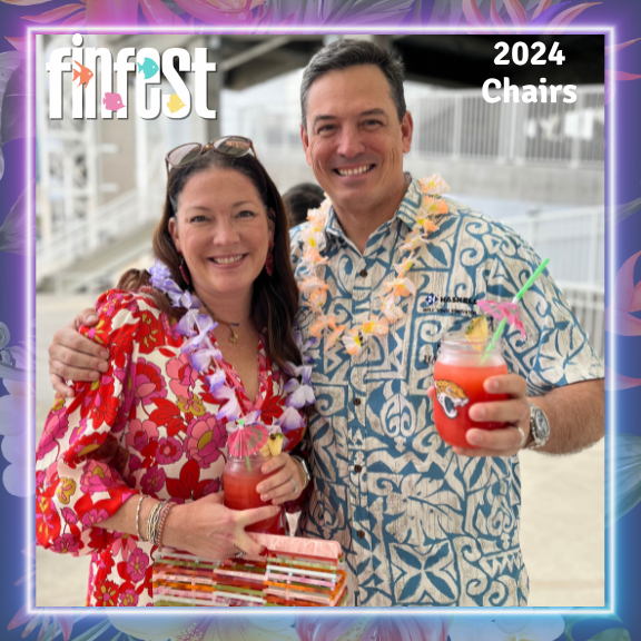 JaxSpeechHear's tweet photo. We are so grateful to John-Paul (JP) Saenz, PE of Haskell &amp; Jennifer Saenz as Chairs for our 11th #FinFest! We can't say thank you enough for their many professional and civic duties and deep involvement w/ JSHC! Purchase tickets at https://t.co/Yd0rj87Yri #JaxSpeechHear #shcjax https://t.co/rwvf3i0xRJ