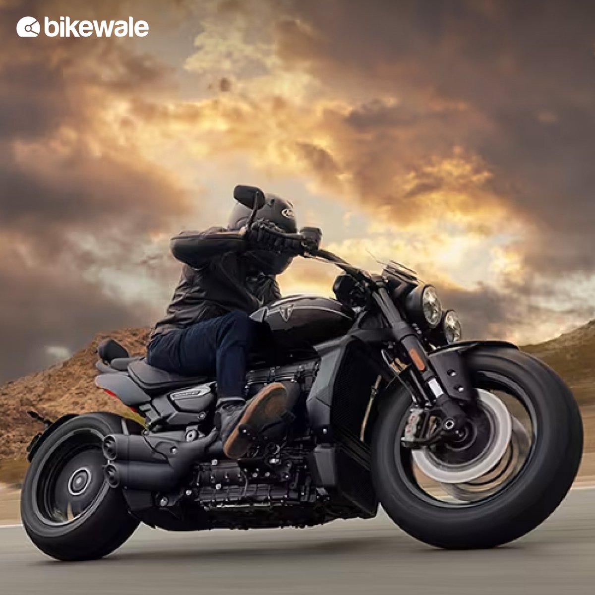 #Triumph has unveiled the 2024 #Rocket3StormGT and the bike is listed on the Indian website!!! And its asking price is set at a staggering Rs. 22.59 lakh (ex-showroom, Delhi). Doesn't it look very stealth in this all black colour???
Read more: bit.ly/48WzRbS
#bwphotos