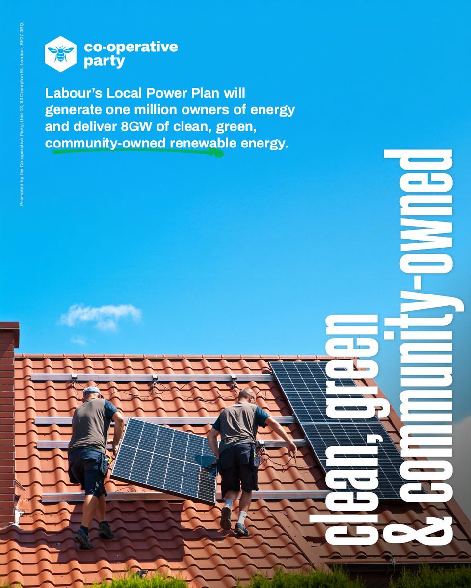 When your community directly owns a renewable energy project, you can decide where the profits are invested. Our plans for community energy will deliver clean, green, community-owned renewable energy up and down the country.