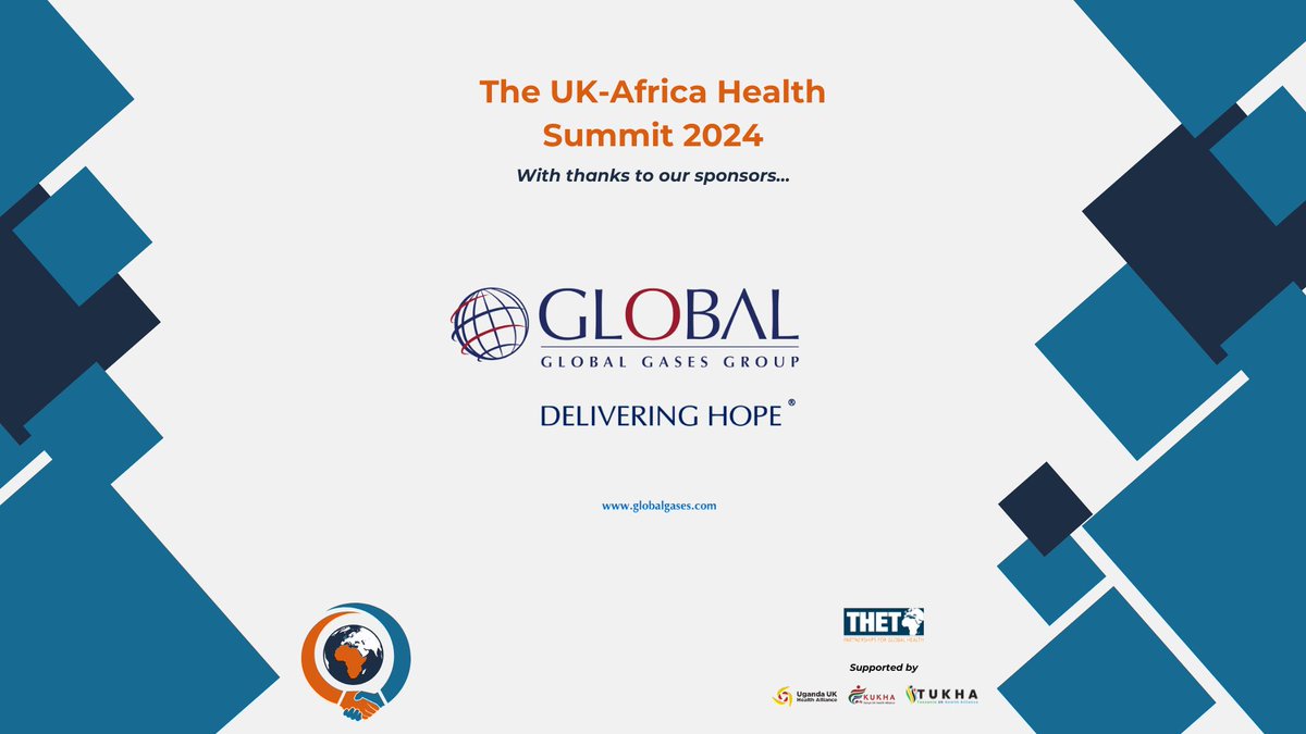 THETlinks's tweet photo. We're grateful to Global Gases for sponsoring #UKAfricaHealthSummit 2024! Your commitment to the #oxygenforafrica program, providing sustainable medical oxygen infrastructure, is transforming healthcare access across the continent. Thank you for your support! #globalgasesgroup https://t.co/D25HSO8cvz