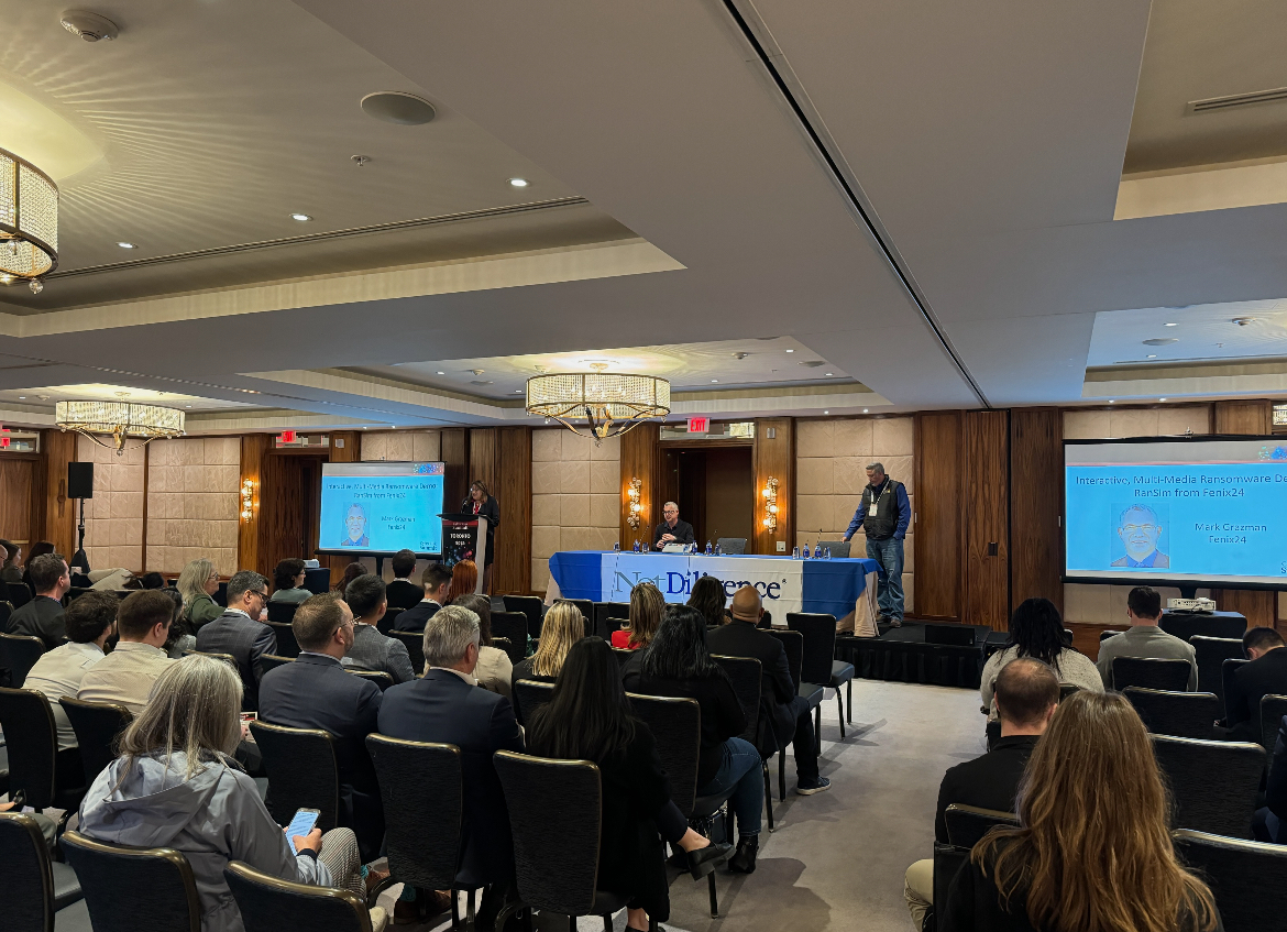 Day ✌️ at @NetDiligence®'s Cyber Risk Summit in Toronto! 🇨🇦 What an INCREDIBLE turnout we had yesterday for our RanSim led by CEO Mark Grazman and Co-Founder Heath Renfrow. Thank you to all of those that attended! Stop by booth #14! #CyberRiskSummit #RansomwareRecovery