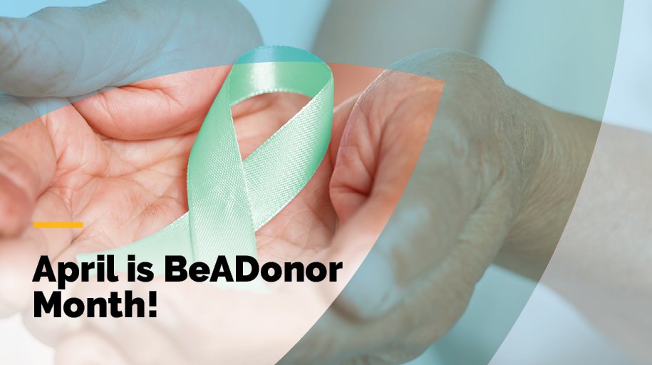 It's BeADonor Month! Did you know that even though more than 90% of Ontarians support organ and tissue donation, only 35% are registered? Go to BeADonor.ca to check your status!