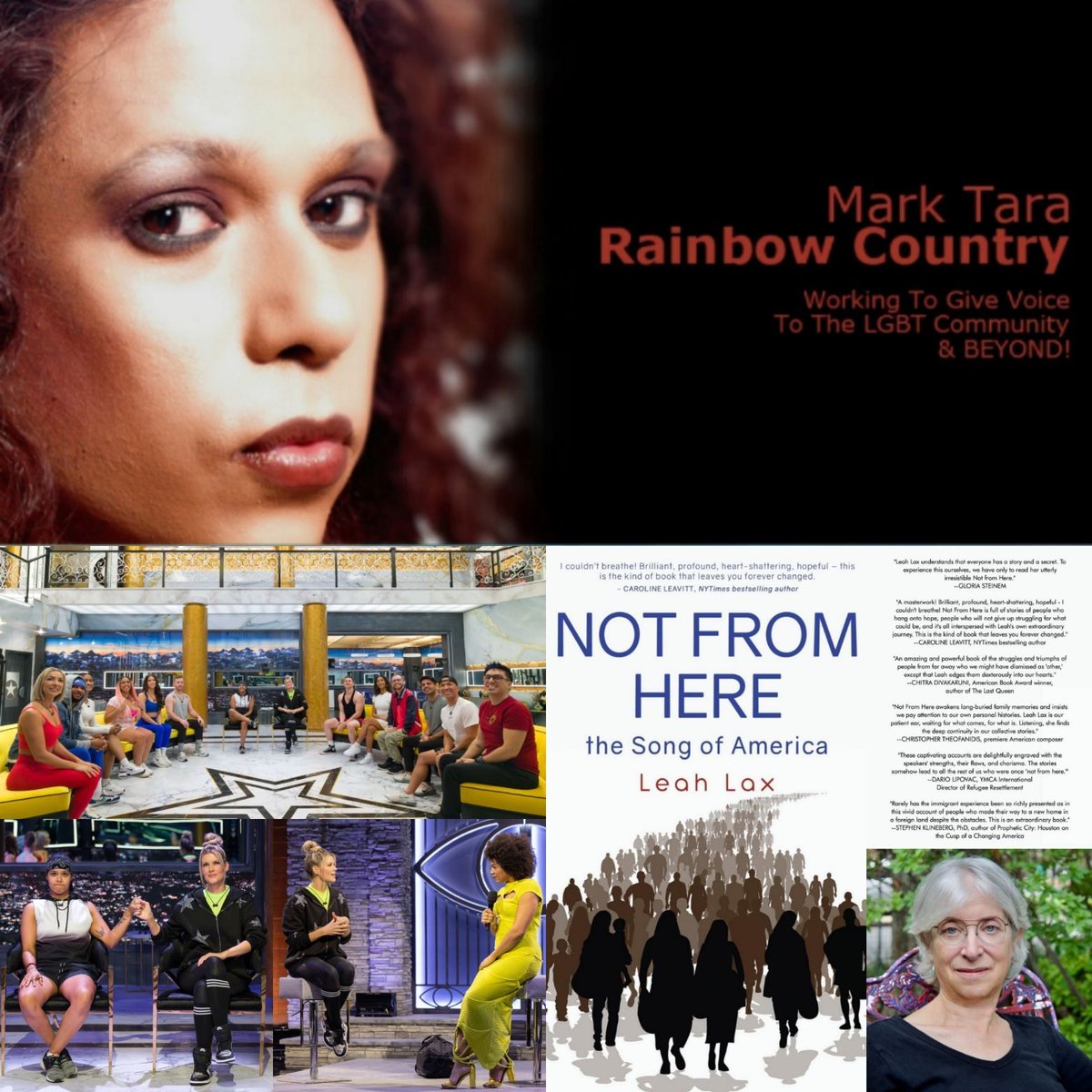 MarkTaraMusic's tweet photo. #RainbowCountry🌈
Nationally Syndicated #Gay Radio Show
&amp;
A #1 #Canadian #LGBT Podcast
EPISODE 397 OUT NOW
🌈
Award-Winning #Lesbian Author
#LeahLax talks book
NOT FROM HERE The Song Of America
@pegasuspublish
+
@BigBrotherCA coverage #BBcan12
🌈
Stream/DL
https://t.co/5YIZMld83m https://t.co/34ZOmxLtRl