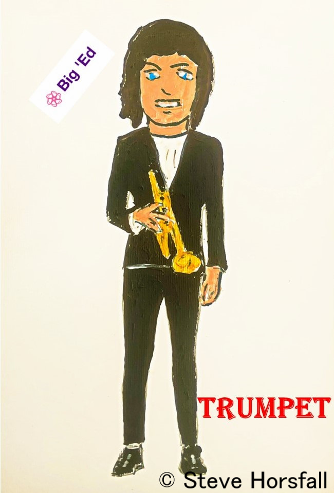 A new branded set of #illustrationart called #BigEd #newrelease Trumpet Girl Trumpet Boy Products Available: #Redbubble rb.gy/m0ph45 rb.gy/t60lis Or as original artwork at #ArtPal artpal.com/thehorsfalls#i…… #Art #design stevehorsfall.weebly.com/big-ed-charact…