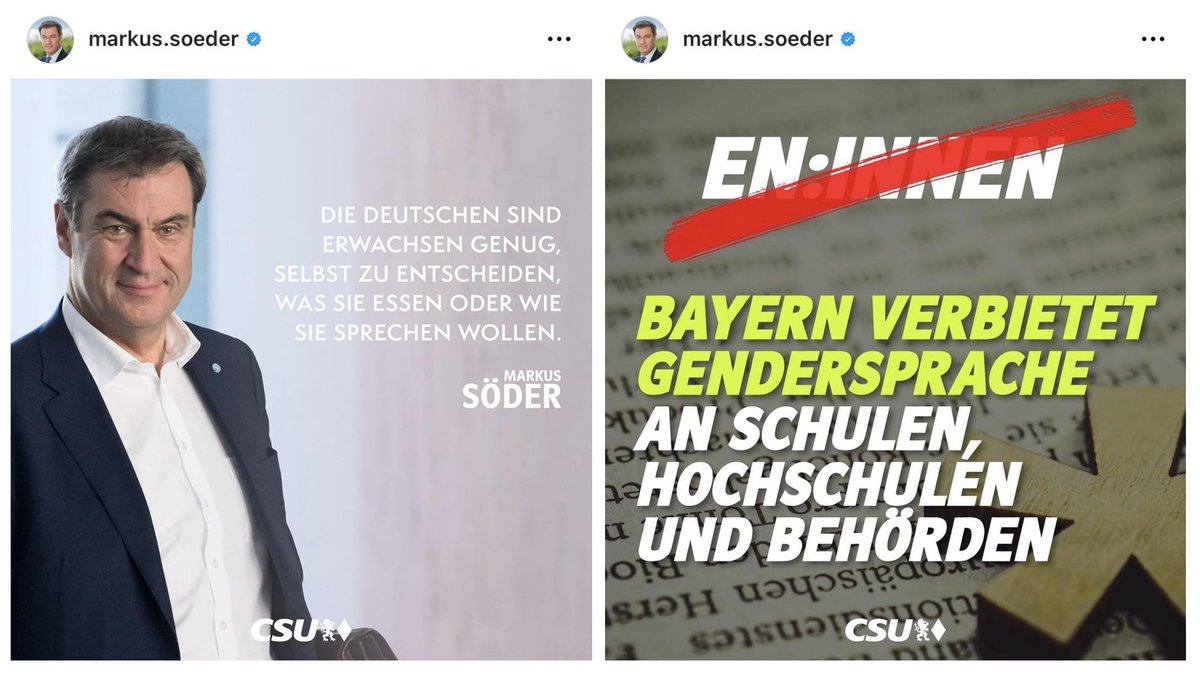 Der Unterschied zwischen Deutschen und Bayern nach Söder