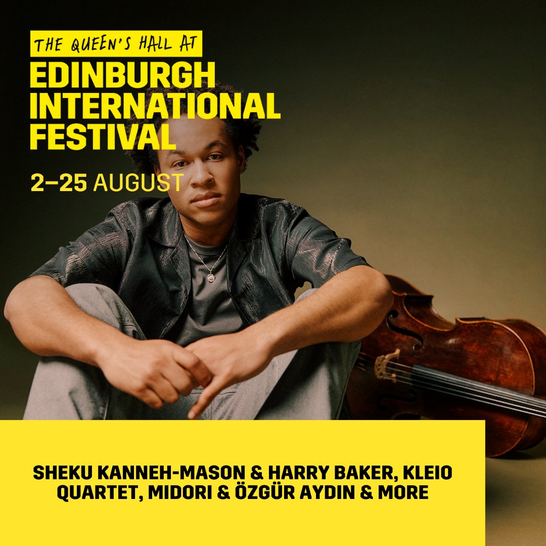 It's today!! 💛💛💛 What are you booking at this year's @edintfest?