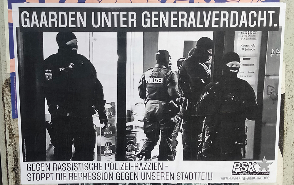 Taser können tödlich sein - keine Aufrüstung der Polizei! #Gaarden unter Generalverdacht: Gegen rassistische Polizeirazzien! Ihre Ordnung, keine Sicherheit: Gegen Kontrollen und Überwachung! Stoppt die Repression gegen unseren Stadtteil! #NoJusticeNoPeace #Polizeiproblem #Kiel