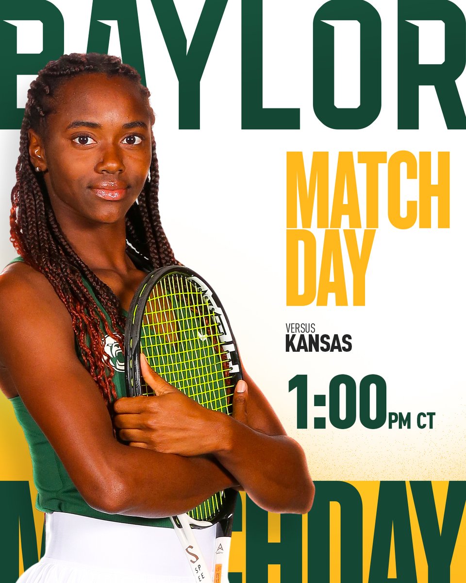 Back at it 👊 Cub tennis starts at noon! 🎽 Free tank tops, while supplies last 📊 linktr.ee/baylorwtennis #SicEm 🐻🎾