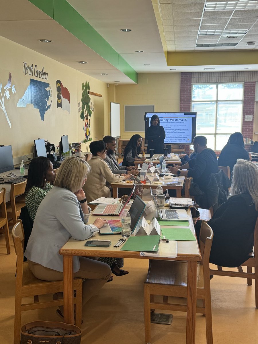 Spending time this morning with this AMAZING group of new principals! Their motivation, commitment, and passion for the work is truly inspiring!