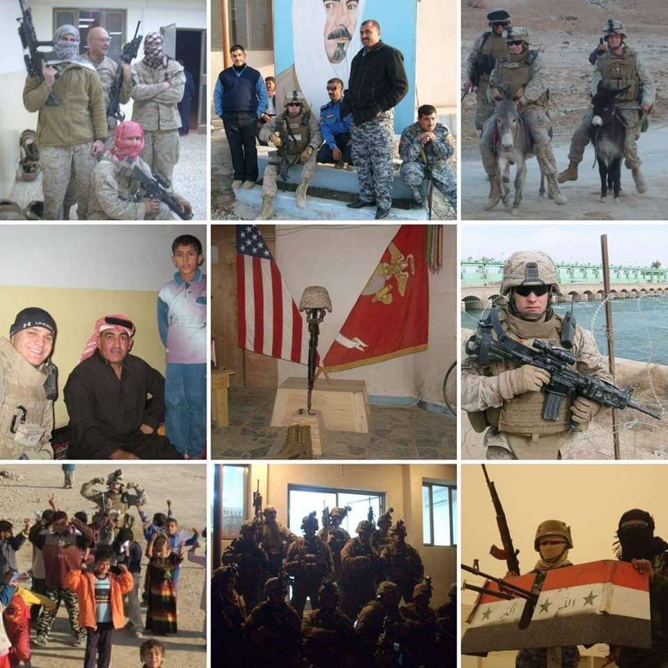 Serving in Iraq as Marines, our bond remains unbreakable. From warzones to veterans' advocacy, we stand together. On this 21st anniversary since the start of the Iraq War, let's urge Washington to end endless wars and bring our troops home. #EndEndlessWars EndEndlessWars.com