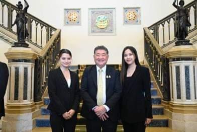 Giopro23Real's tweet photo. Today's meeting between the Minister of Trade and the members of IDF is another sign of the consideration that the current Thai government has of the world of BL and GL series as a vehicle for advertising local products and is the reason behind the agreement reached between the parties. If we add to this the collaboration of the Ministry of Tourism in the creation and sponsorship of Uranus we begin to understand the strong involvement of the Thai Government in the two projects involving Freen and Becky.
Here we come to the key point, the Government's choice of Freen and Becky as testimonials for this form of advertising for the whole of Thailand and the support given to the LGBT rights cause. By choosing to support the two current main protagonists of the Yuri series, it is obvious that strict controls will have been carried out by the Government to guarantee the integrity of the message being sent in order to avoid surprises and scandals in the future with consequent damage to the country's image with possible economic repercussions that this could entail. What do I mean exactly? That, in my opinion, the Government has thoroughly verified the issue that happened to Freen and they have given approval to support the couple because nothing happened and that is a fake video which is up to the artist and the agency to clarify as soon as the legal investigations they will allow it, so it is an indirect confirmation of what we have been supporting for months and that there is nothing between them as admitted during an interview by the male protagonist of this story and that the video was an attempt to try to overthrow the power always most growing of the FreenBecky brand.
Therefore, if the Government, through two very important Ministries for Thailand, grants authorization to support these projects, it is because they have carried out the necessary checks and discovered that there are no skeletons in the closet that could cause embarrassment in the future if they were discovered.
I hope I was clear in explaining my theory.

#FreenBecky 
#srchafreen 
#BeckysAngels