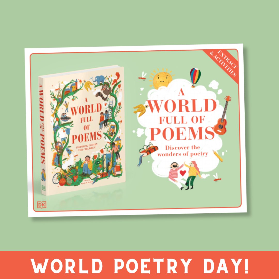 World Poetry Day is tomorrow! Help your class discover the wonders of poetry with our free A World Full of Poems Activity Pack 💭 Perfect for Grades 3-5. Download here! learning.dk.com/us/downloads/a… 

#Poetry #DKLearning #DKBooks #PoetryResources
