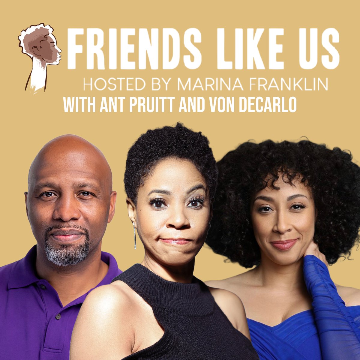 It's @friendslikeuspodcast day! This week's friends are @vondecarlo and @ant_pruitt Listen: Linktr.ee/marinayfranklin ''People aren't the only ones that hallucinate.' – @Ant_Pruitt. We discuss the unsettling world of AI, human rights concerns, and Flaco The Owl. #Podcast