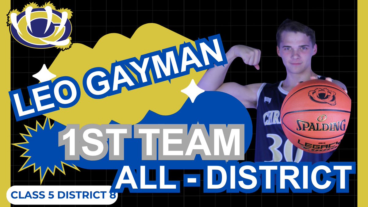 Congratulations to @LeoGayman30 for being voted Class 5 District 8 all district team!