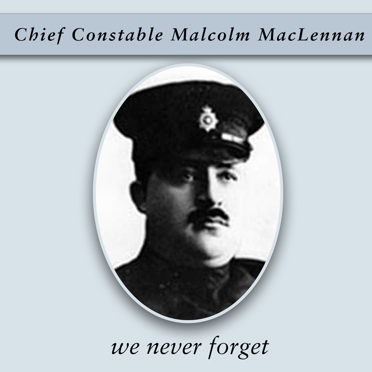 We #NeverForget #VPD Chief Malcolm MacLennan who was shot & killed 107 yrs ago today. He was called away from his 10 yr old son's birthday party to assist with a 'man with a gun' call in the 500 blk E Georgia St #LODD #EOW @VancouverPD @BCLEMemorial @CPPOM #VancouversFinest