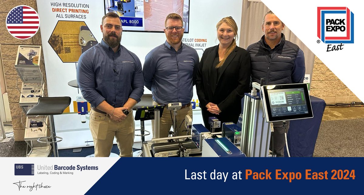 🚨Last Call at @packexposhow 2024! Don't miss out on the final day to explore our groundbreaking APL 80 Series for intelligent pallet labeling. ¡Hurry and catch us at📍Booths #2123 & #2129 before the show wraps up! 📲Contact us. ubscode.us/en-us/contact?… #PackExpoEast