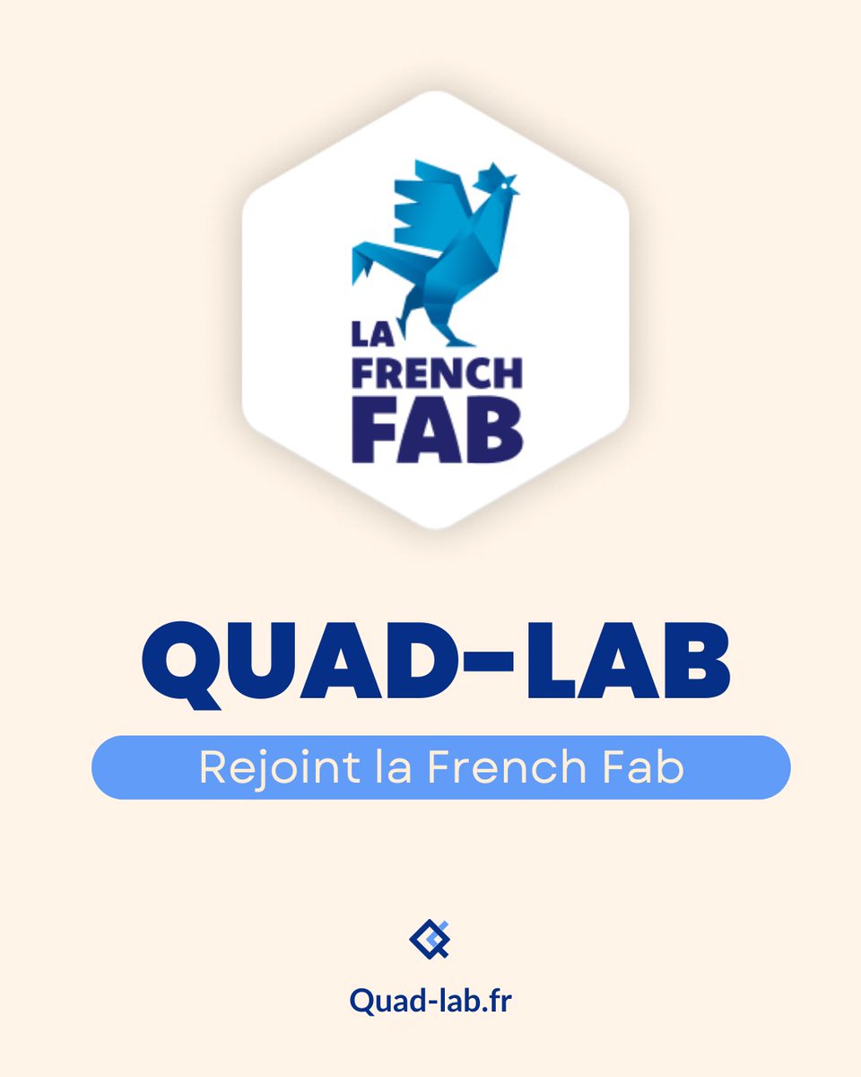 quad_lab's tweet image. 🌐 Quad-lab rejoint la grande famille de la #FrenchFab ! 🚀 Nous sommes fiers de vous annoncer que Quad-lab fait désormais partie intégrante de la French Fab, un réseau d'entreprises engagées dans l'excellence industrielle et l'innovation

💡🏭 #FrenchFab #Innovation #Industrie