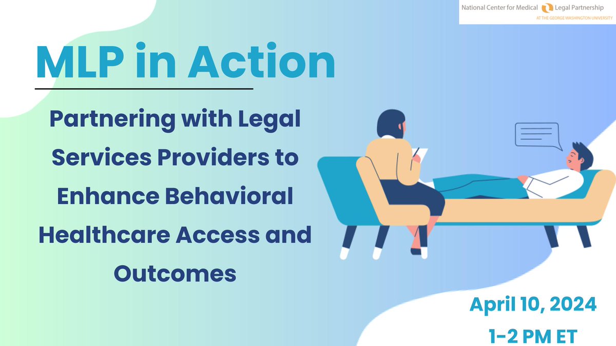 This webinar promises invaluable insights and actionable strategies to optimize behavioral health care delivery and legal services interventions through collaborative, interdisciplinary approaches! Sign up here: 🔗gwu-edu.zoom.us/webinar/regist…