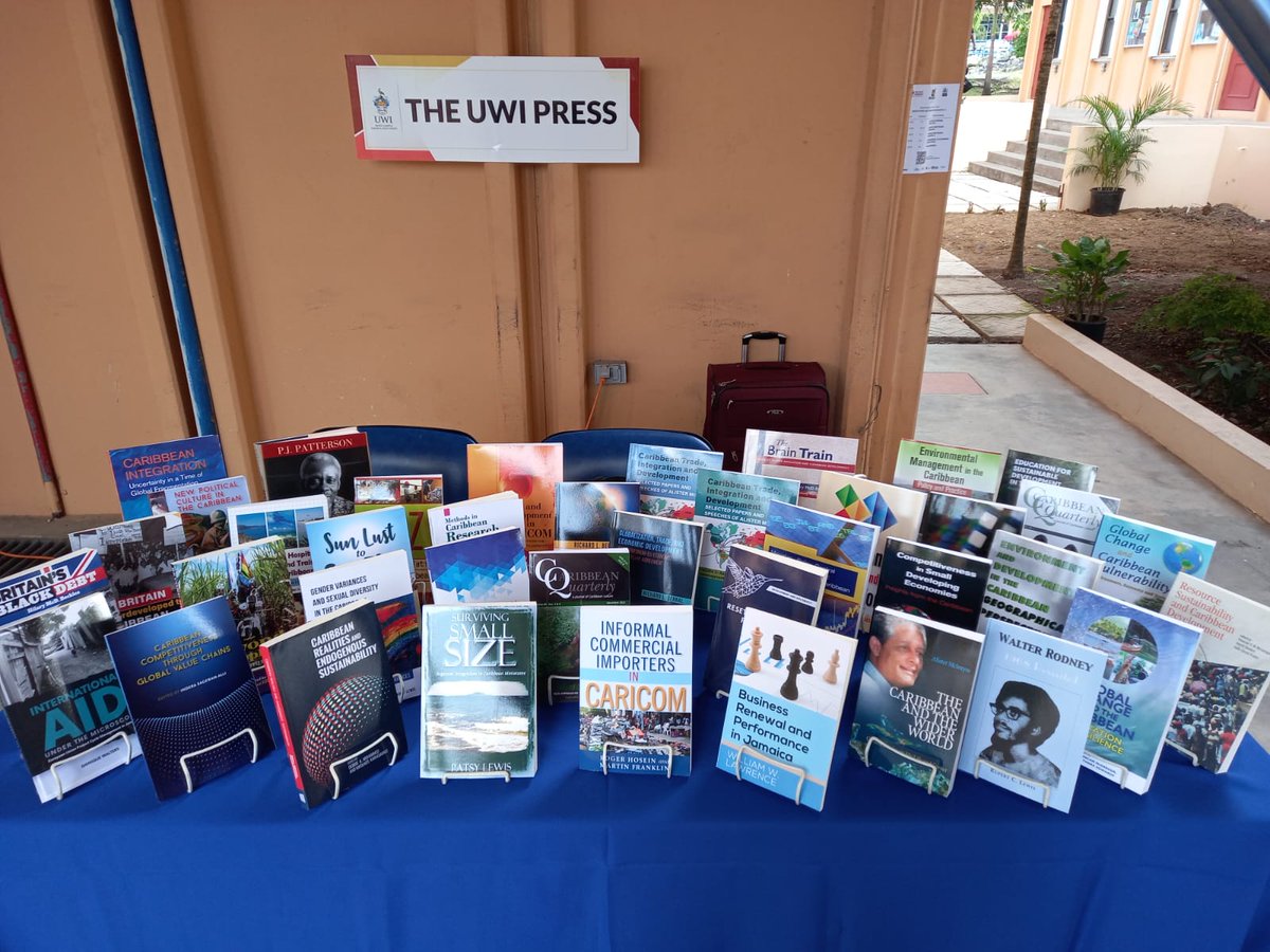 Happening Now at the Mona School of Business & Management, The University of West Indies. AIB Latin America and the Caribbean 2024 Chapter Conference Visit our booth for quality scholarly Caribbean books. #UWIPress