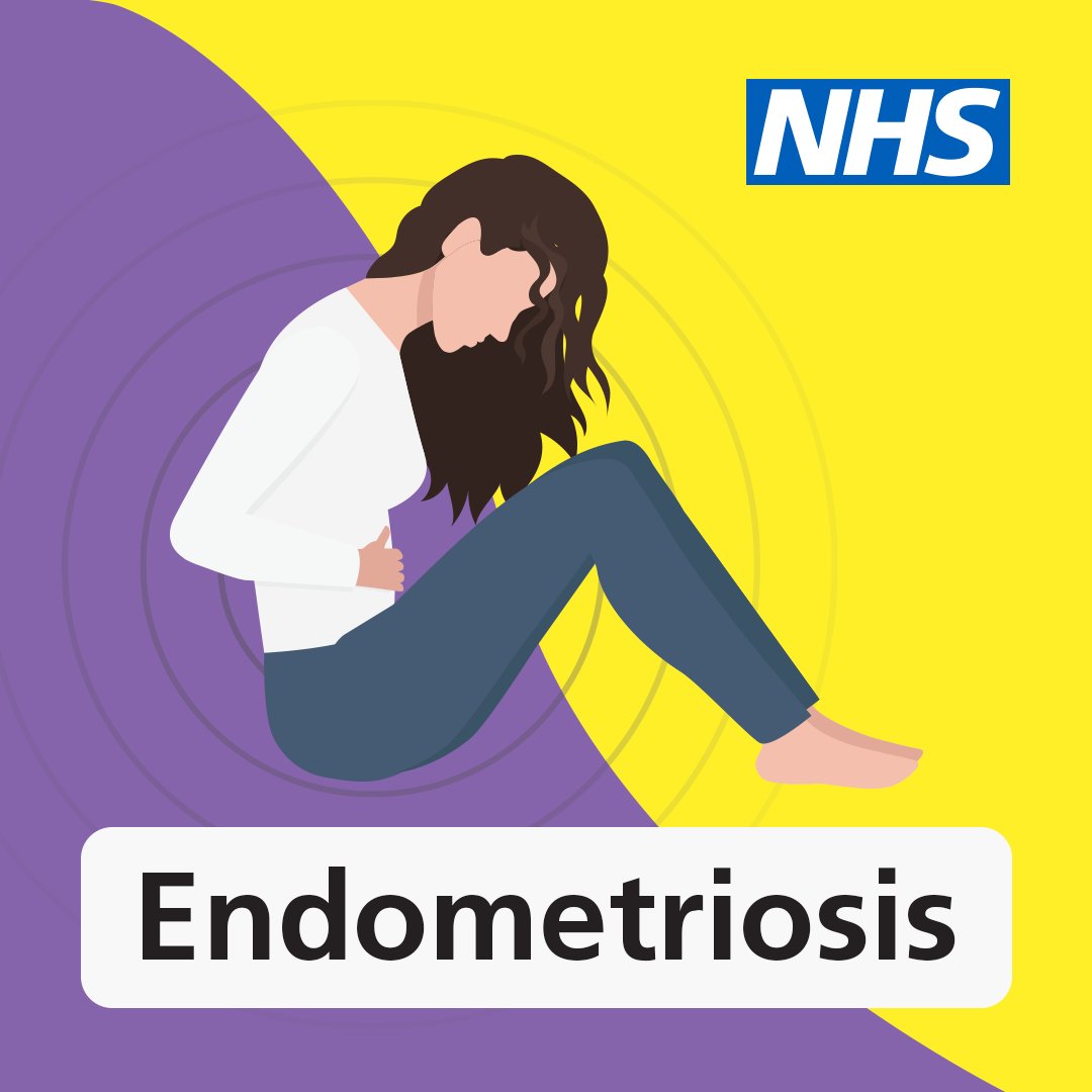 March is #EndometriosisAwarenessMonth. Endometriosis is a condition where tissue similar to the lining of the womb starts to grow in other places, such as the ovaries and fallopian tubes. Find out more about the symptoms and treatment options here ➡️ nhs.uk/conditions/end…