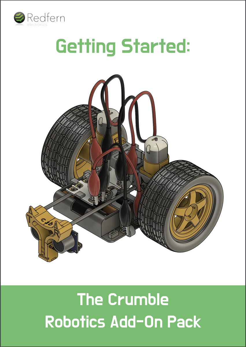 It's official! Our new Crumble Robotics Add-On Pack is here - and with it comes a shiny new set of resources. The included booklet (which you can also download for free), includes 15 sequential activities, broken up into five topics: 
1/4