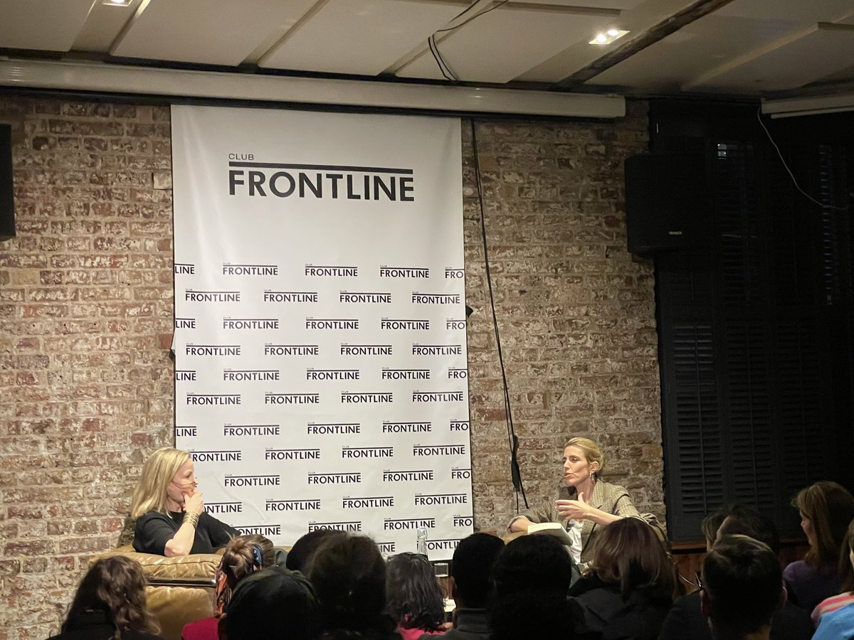 It was a pleasure to attend the launch of @HalaGorani’s memoir last night at @frontlineclub. A great discussion moderated by @clarissaward. Thoroughly enjoyable book, a must-read for anyone interested in the Middle East, journalism, or identity & belonging. Congratulations, Hala!