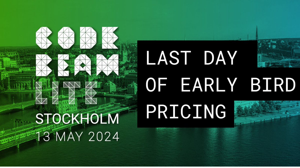 Grab your ticket and see you in May! codebeamstockholm.com Join us as we celebrate the 30 years of Erlang conferences! Don't miss the chance to connect with Erlang co-creators, Mike Williams and Robert Virding! #webeamtogether #codebeam @rvirding