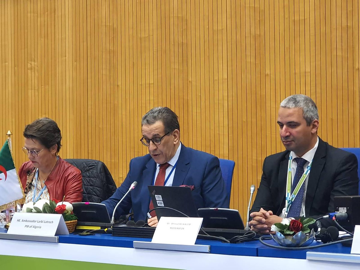 AmbAlger's tweet photo. The experience of 🇩🇿 in providing adequate care for detainees, particularly those struggling with drug abuse, was in the center of the discussion on the occasion of the #side_event organized today in #UNOV, by the Ministry of Justice
@Mjustice_gov_dz, on the margin of the #CND67 https://t.co/EaArTg1a46