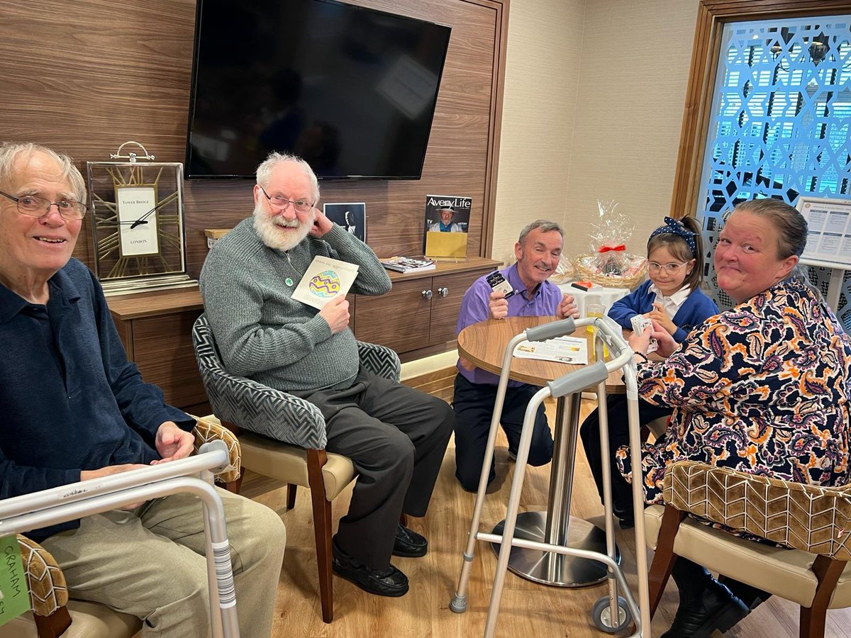 StAndrewsBenn's tweet photo. School Council children have been to visit Butler's Mews Care Home for the afternoon today.  This is part of their work to do things for the local community. https://t.co/r0uoVMqNwD